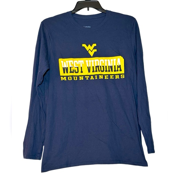 NWT West Virginia Mountaineers Long Sleeve Shirt Mens‎ M Captivating Apparel - Picture 1 of 7